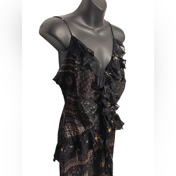 NWT Anthropologie Let Me Be floral maxi with ruffles - Picture 7 of 11